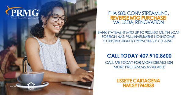 Lissette Cartagena - Paramount Residential Mortgage Group