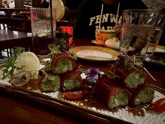 Tuna & avocado appetizer