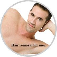 Hair removal for men