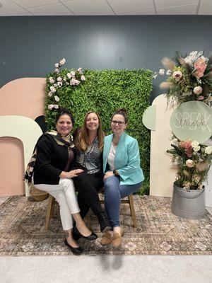 Some of the ladies who attended one Sunday.