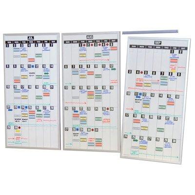 We Take YOUR Office And Make It ULTIMATE Ultimate Office Magnetic Dry-Erase Whiteboard ModMonthly™ Planning Calendars (Set of 3)