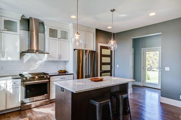 Beautiful Kitchen. Granite, stainless steel. Clean, open, functional.