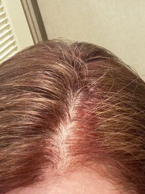 Roots that do t match that I will need to color correct