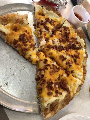 Potato pizza...utterly GLORIOUS!!