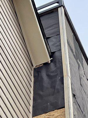 Tar paper is a WATER BARRIER, NOT A VAPOR BARRIER.