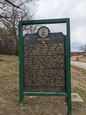 Neosho Historical Marker