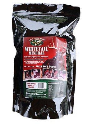Pops loose moose whitetail mineral. 18.50 for one bag or 2 bags for $32.00. $5.00 savings!