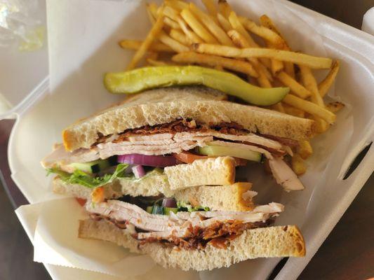 Turkey Bacon Pickle Fries