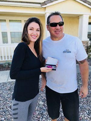 Welcome to your new home! Thank you Kacie and Dave for allowing me to help you through this process.