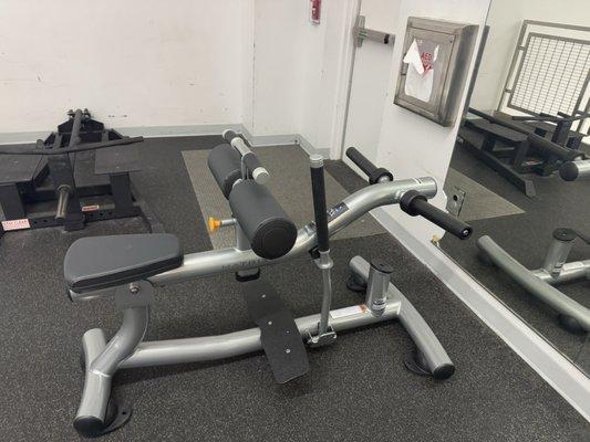 New seated calf machine