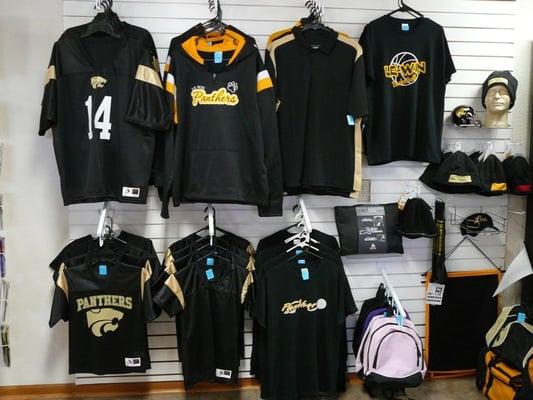 We custom cloths for all area schools