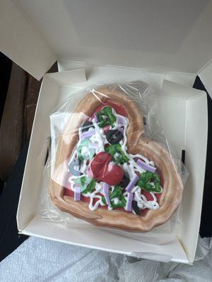 Such a cute pizza cookie!