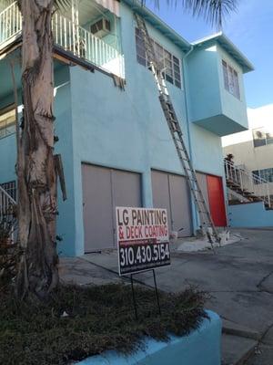 Apartment Exterior Paint and Waterproofing in Los Angeles