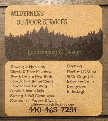 Wilderness Outdoor Services