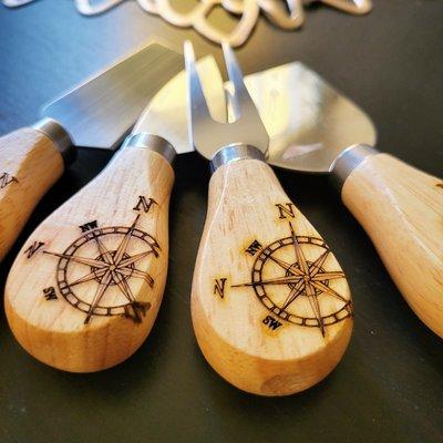 These Cheese Knives make for the perfect gift for travel lovers!