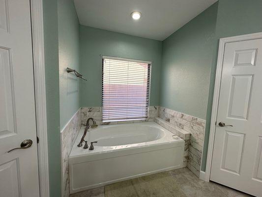 Walls, trim, doors and ceiling