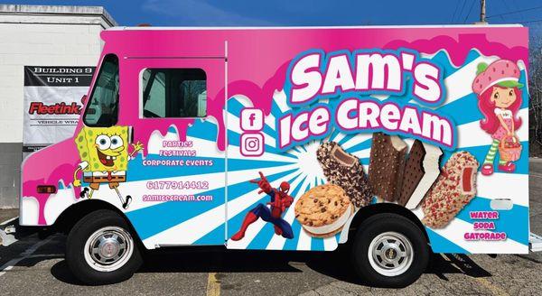 Sam's Ice Cream Trucks For Parties