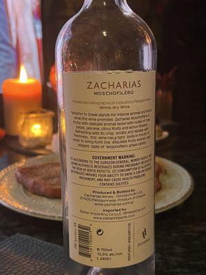 Greek white was amazing