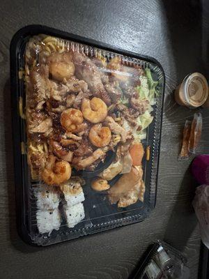 Chicken and Shrimp Bento