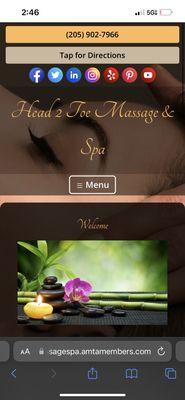 Head 2 Toe Massage & Spa