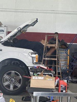 We're Dedicated to making sure we get the job done. 2019 Ford F150.