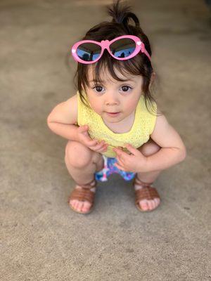 Abigail approved! Meet our daughter, Abigail Joy, the precious girl our company is named after!