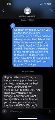 After posting my review.