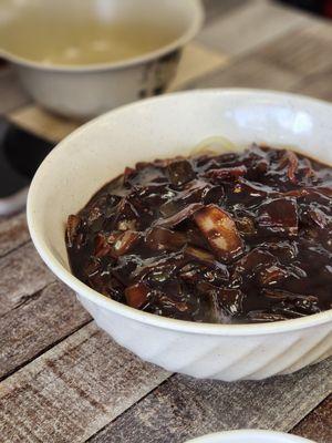 3. Noodle with Stir-Fried Black Soybean Sauce