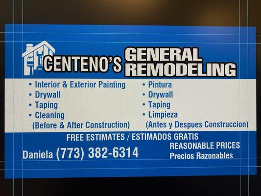 Centeno's General Remodeling