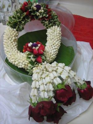 Thai flower garland or puang malai