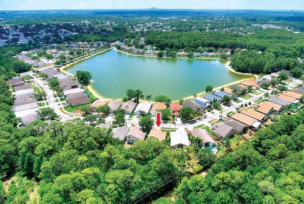 Professional aerial photos taken to promote your home.