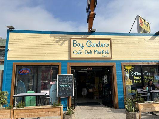 Remodeled patio and front of store