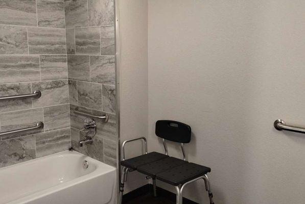 Guest room bath (accessible)