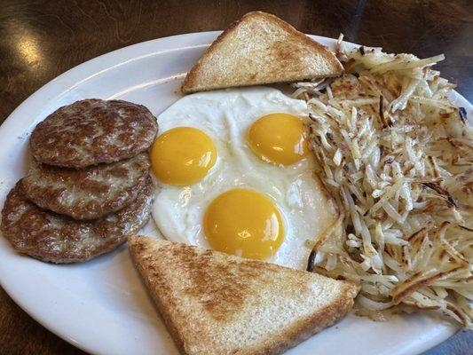 $20 for this breakfast and a soft drink, before tip