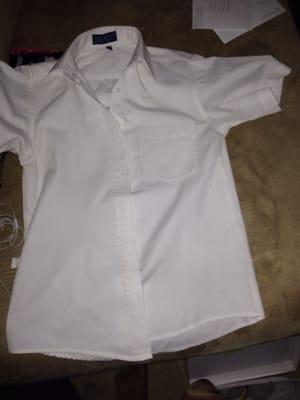 Wrinkle shirt just picked up