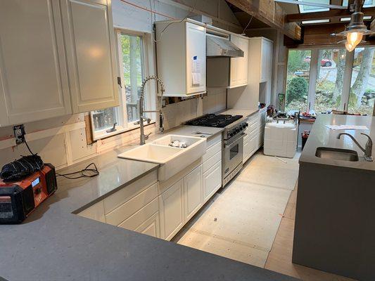 Countertops finished