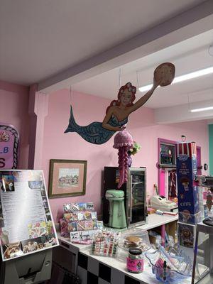 Cute additions to your ice cream order. Cash only!