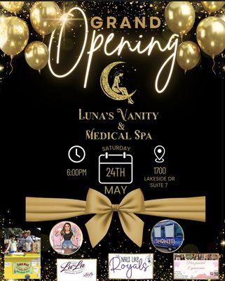 Grand opening may 24th 2025 !!! Join us for family fun and giveaways!