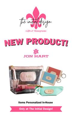 We proudly hot stamp Jon Hart products