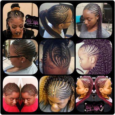 Small Feed in braids