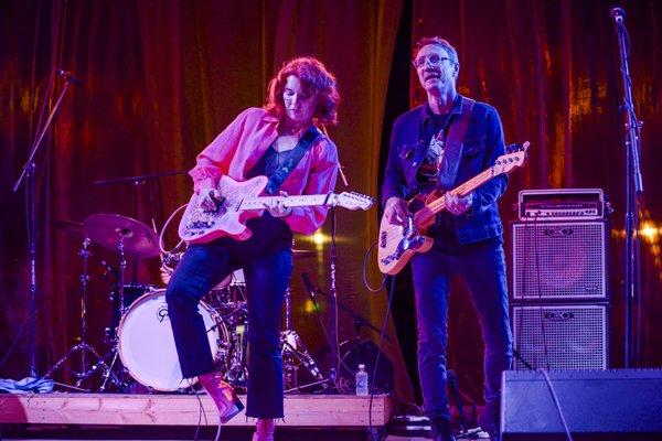 blues guitarist Sue Foley at the Vancouver Wine & Jazz Festival