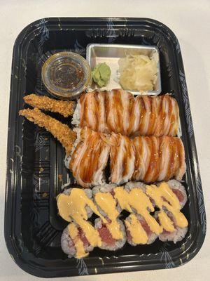 Al's Signature Roll and Spicy Tuna Roll