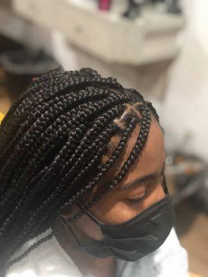 Box Braids - medium to large
$200.00 with hair included.