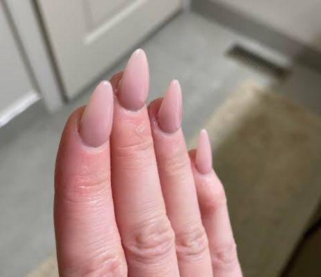 My nails sticking up