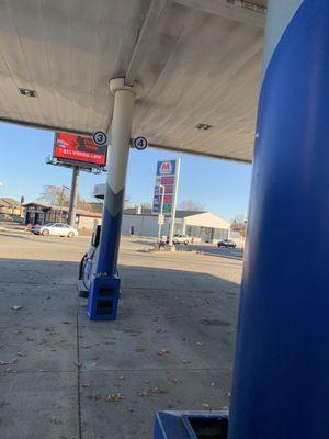 Price of regular gas and E85, they're the same.