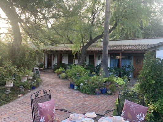 Outdoor courtyard