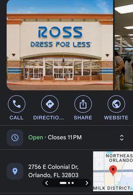 Ross Dress for Less
