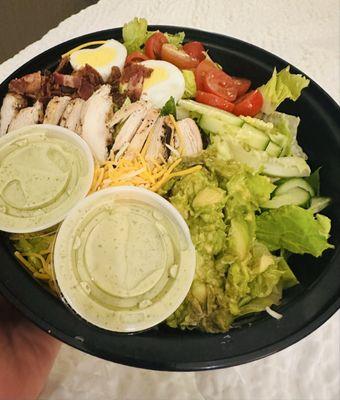 Cobb salad - not worth $19.50 when you can get chicken sandwiches and burgers for less.