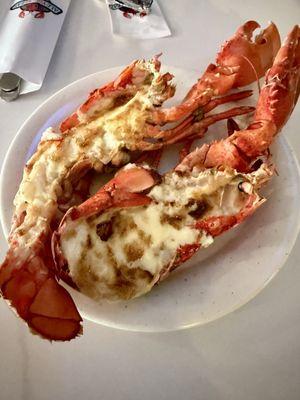 Lobster in cheese