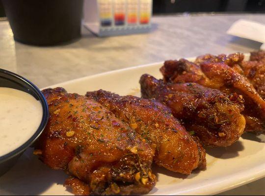 Honey Jerk Wings one of 30 flavors of wings
